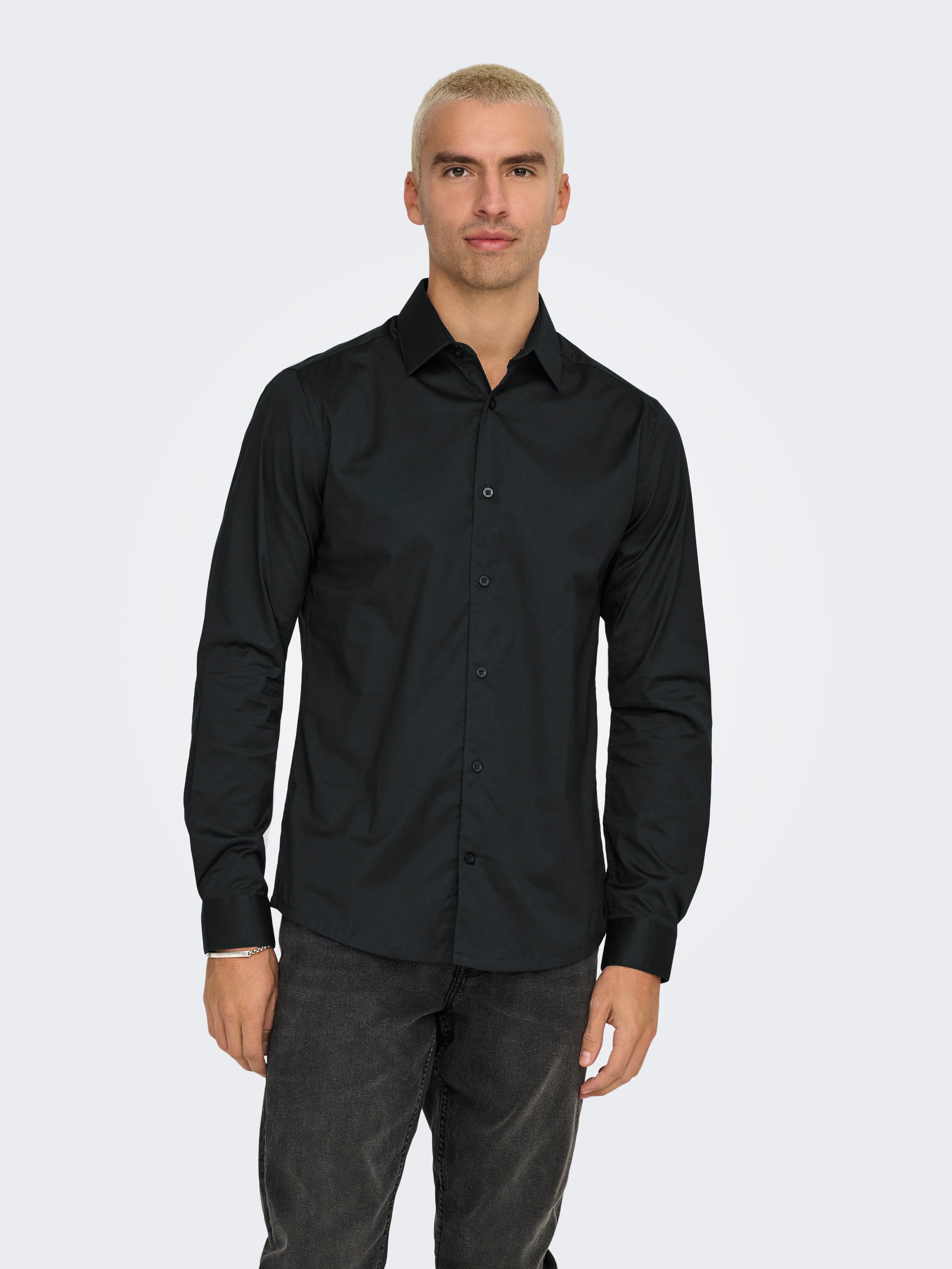 ONSASH Shirt | Black | ONLY & SONS®