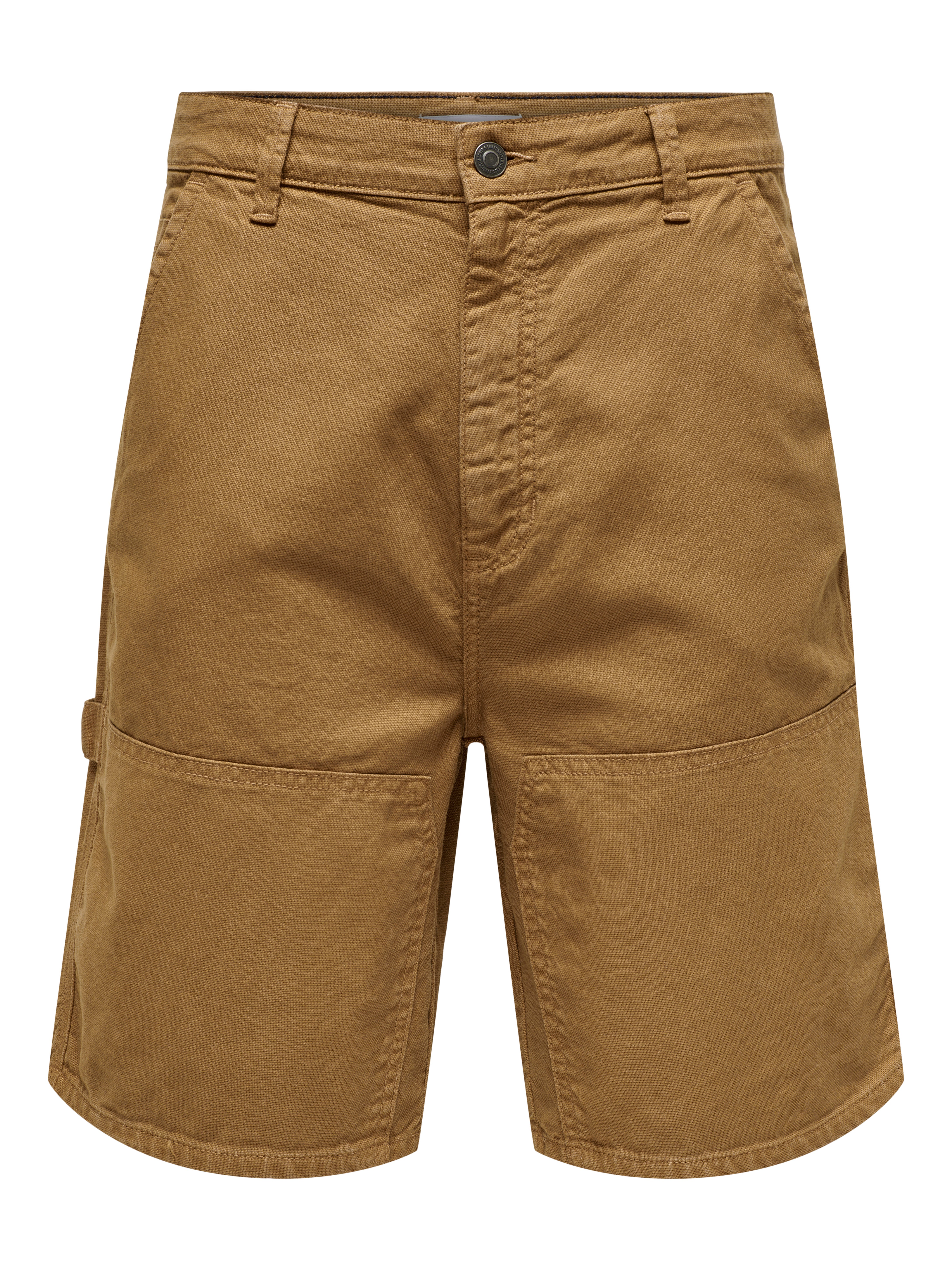 ONSEDGE Loose Fit Shorts | Medium Brown | ONLY & SONS®
