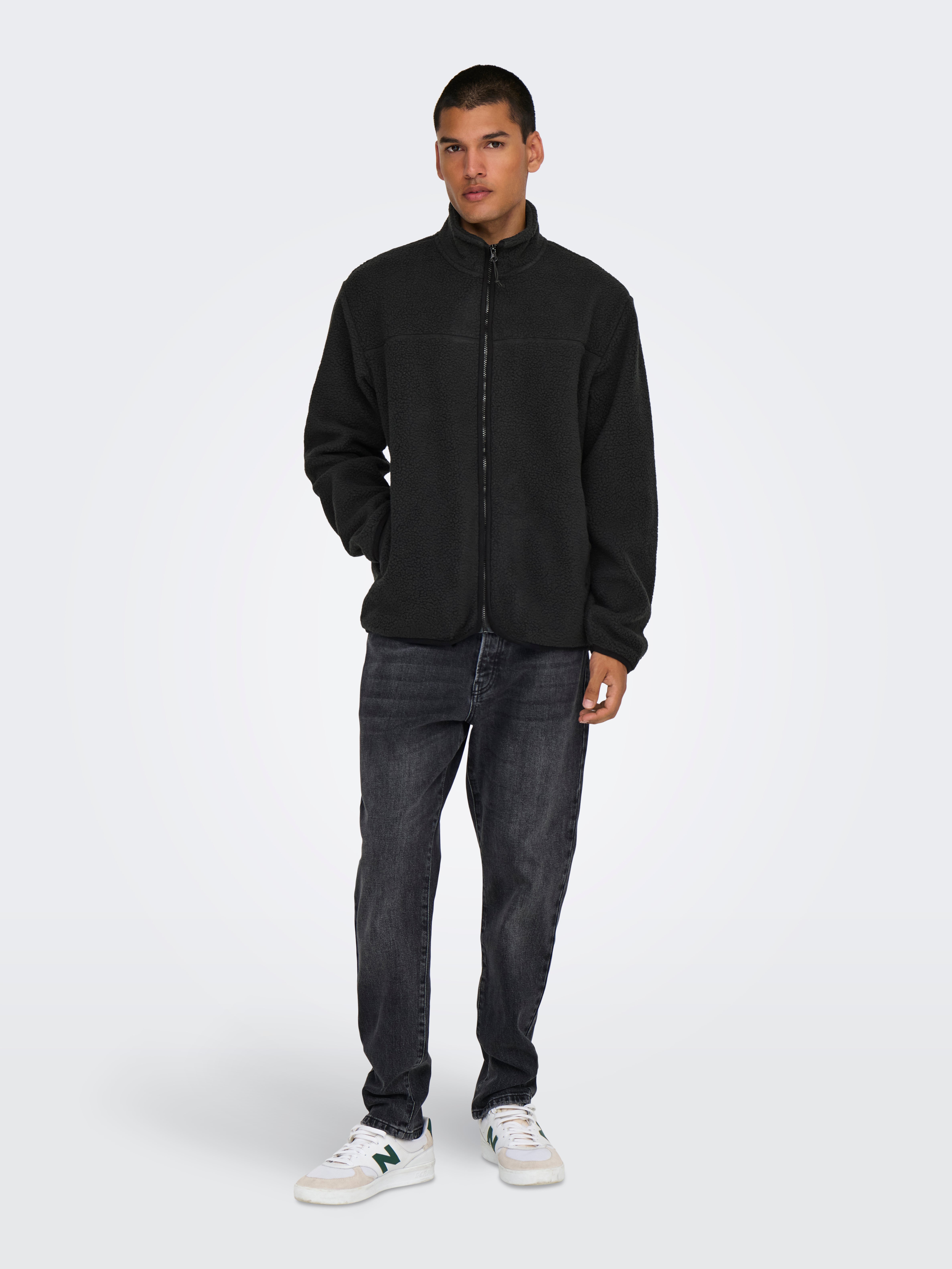 Alexander Wang Logo Mock Neck Top in Black | LN-CC