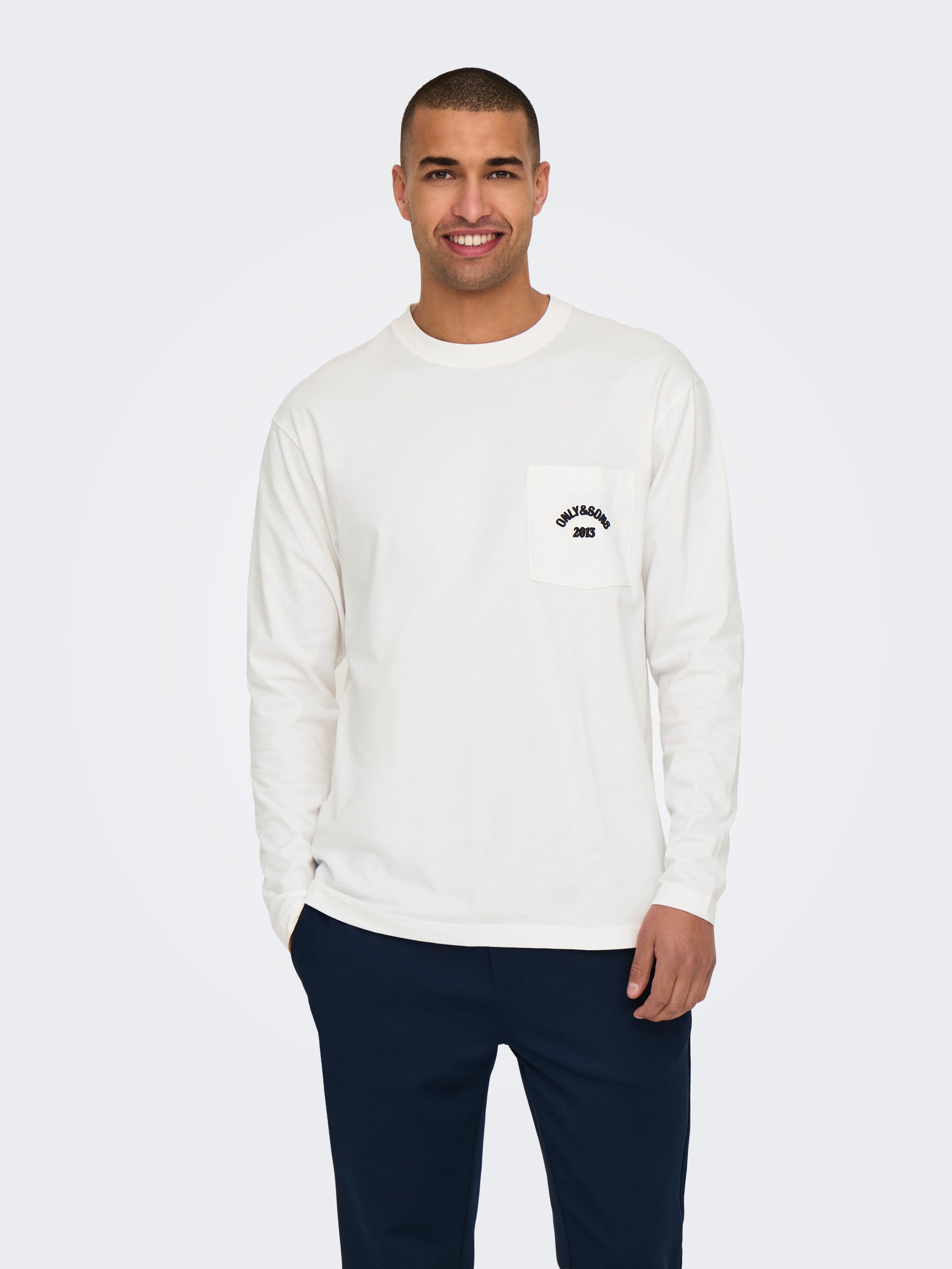 Long Sleeve T-shirts for Men | ONLY \u0026 SONS