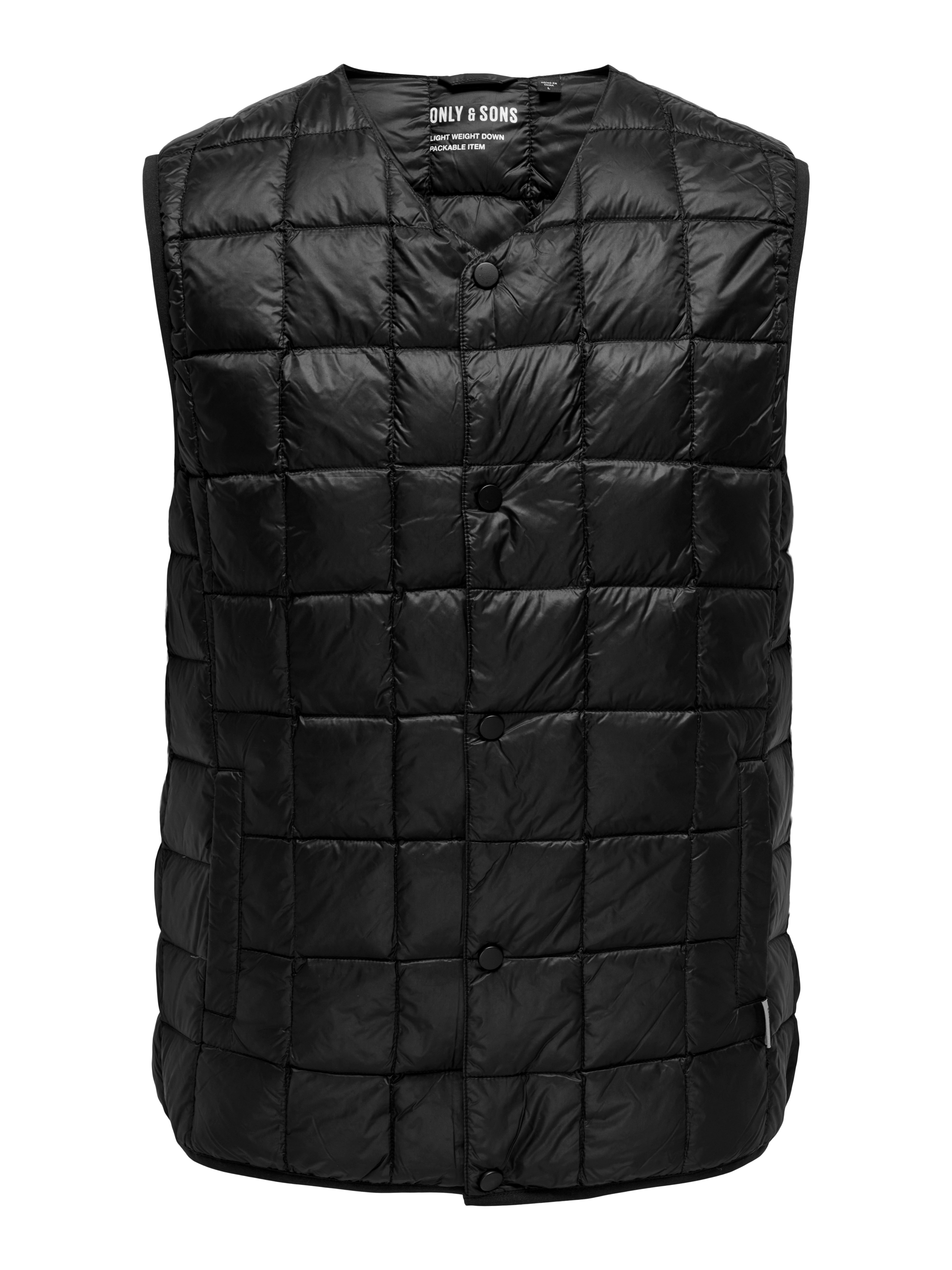 Gesile Gilet Black/Silver – Freebirdicons