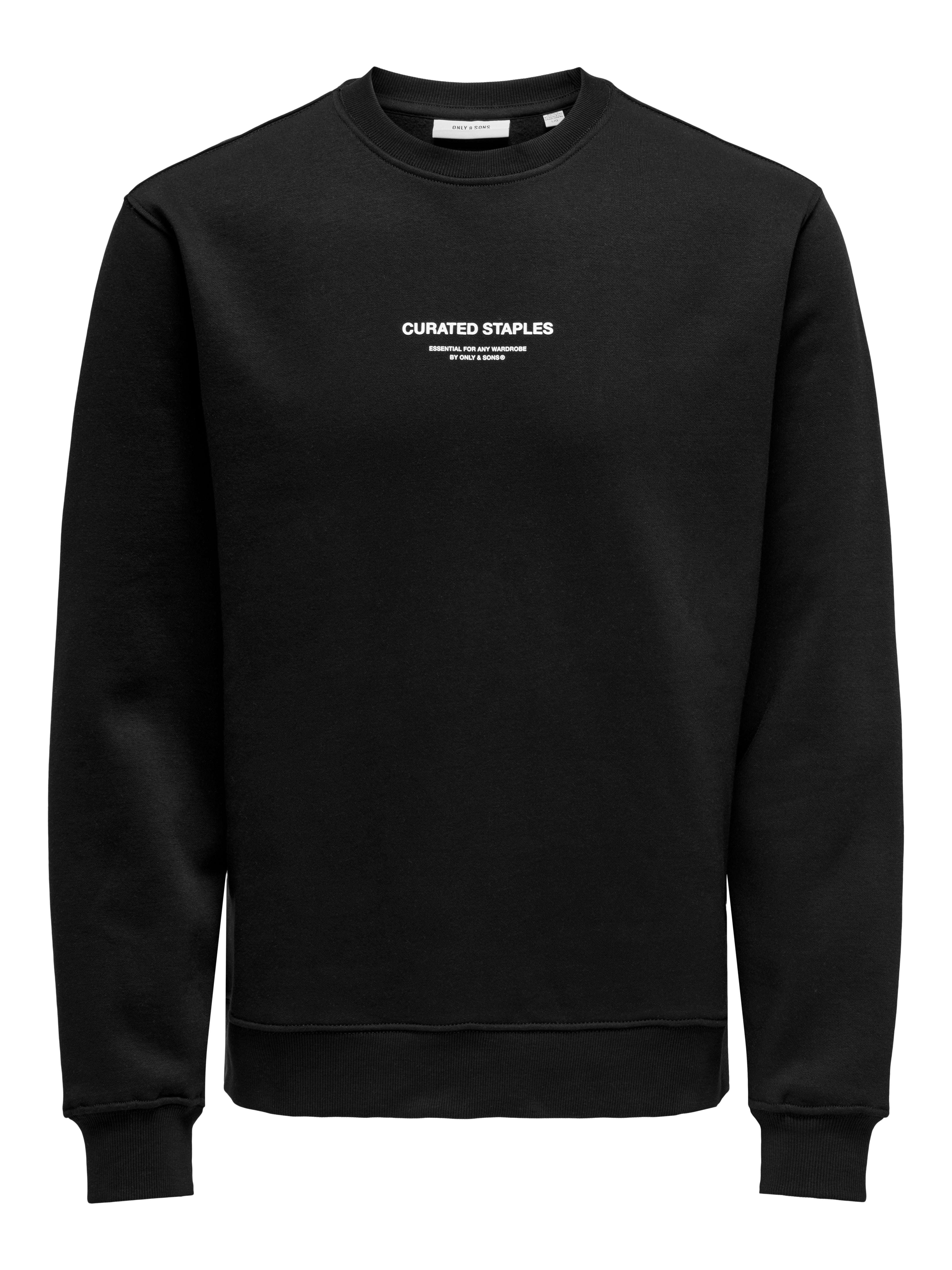 ONSCURATED Sweatshirt | Black | ONLY & SONS®