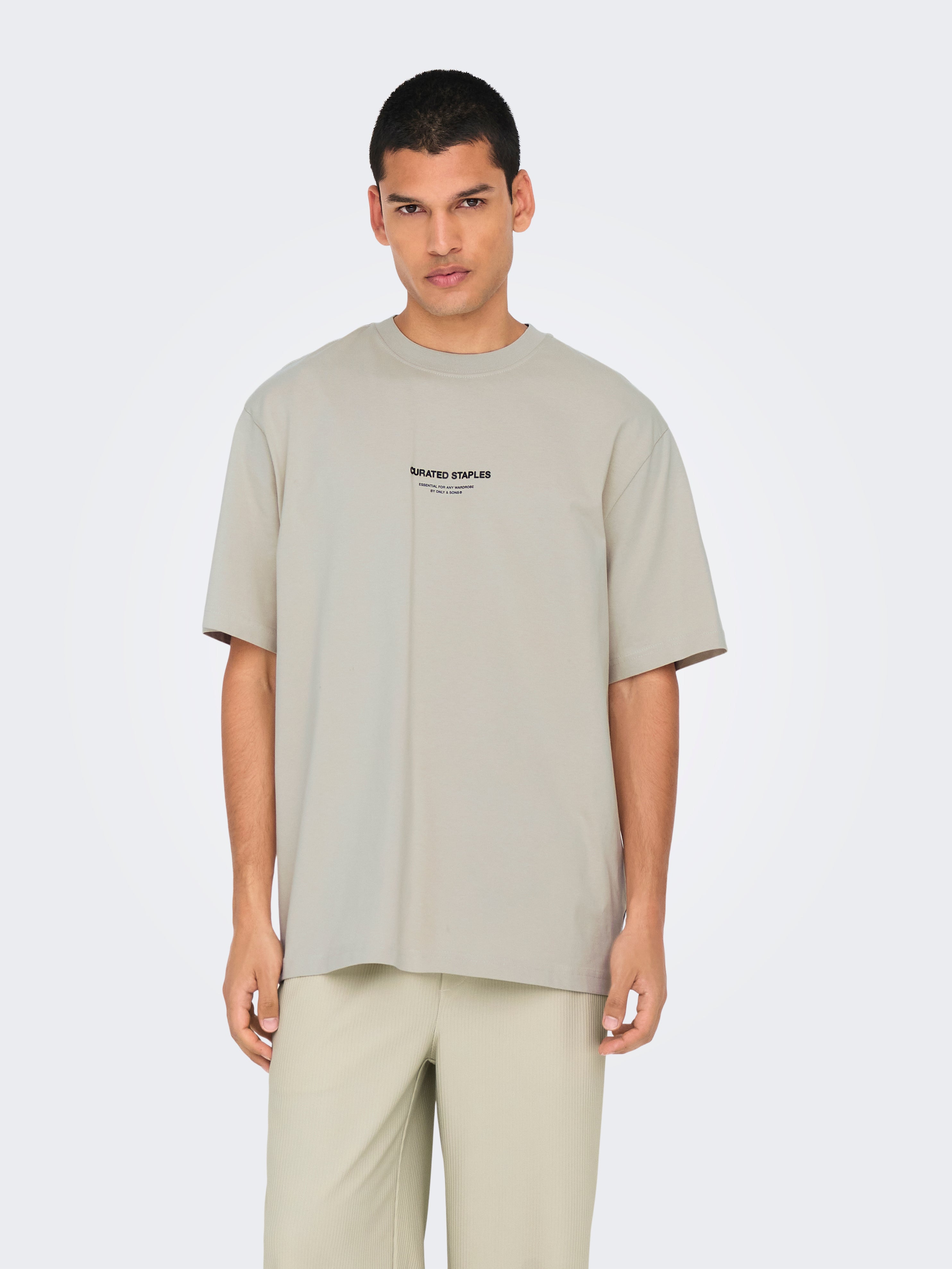 ★2022FW新作★GROVE★NION T-SHIRTS ONSMILLENIUM T-shirt | Dark Grey | ONLY & SONS®