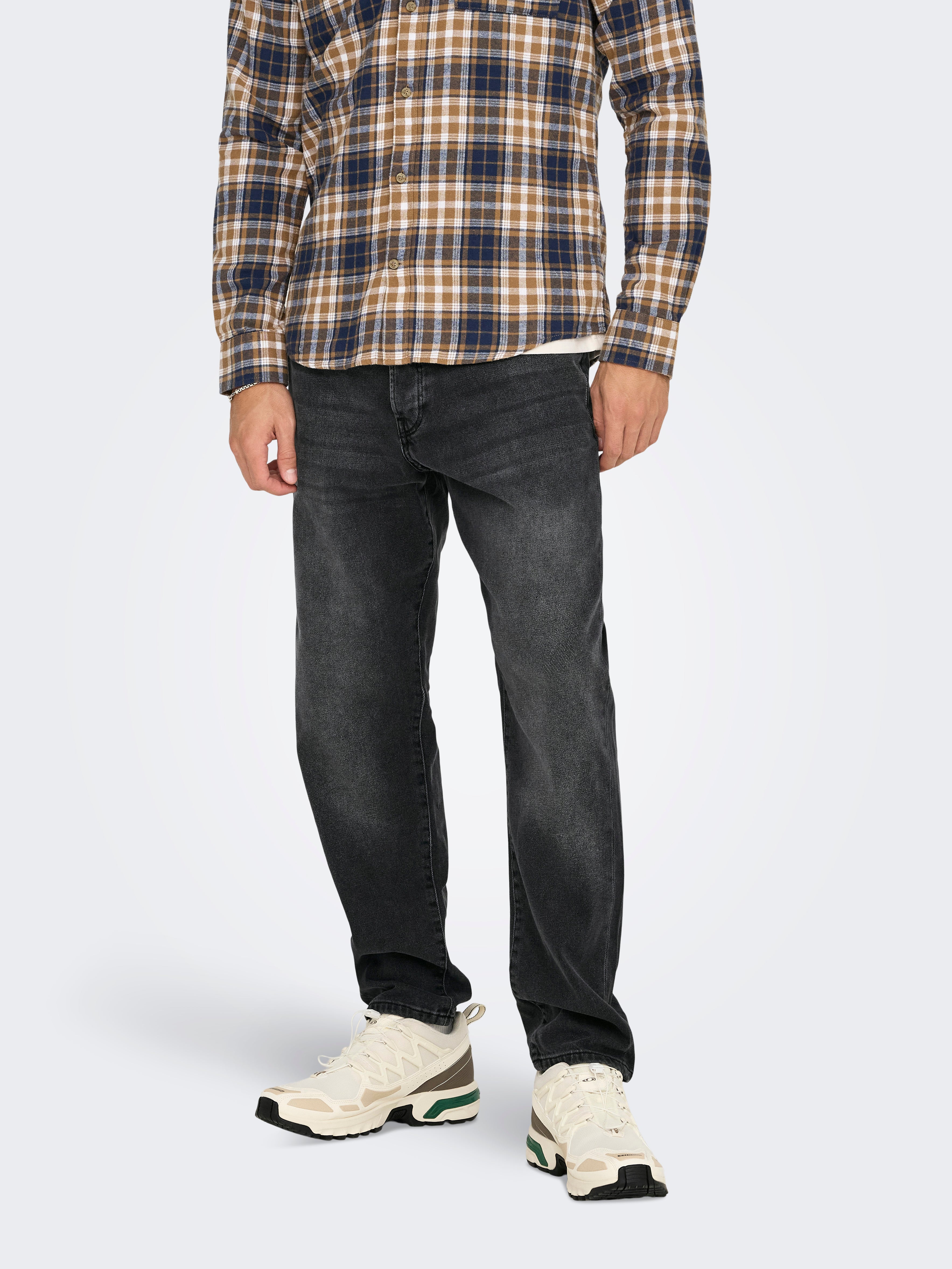 ONSYOKE Gerade geschnitten Jeans | Schwarz | ONLY & SONS®