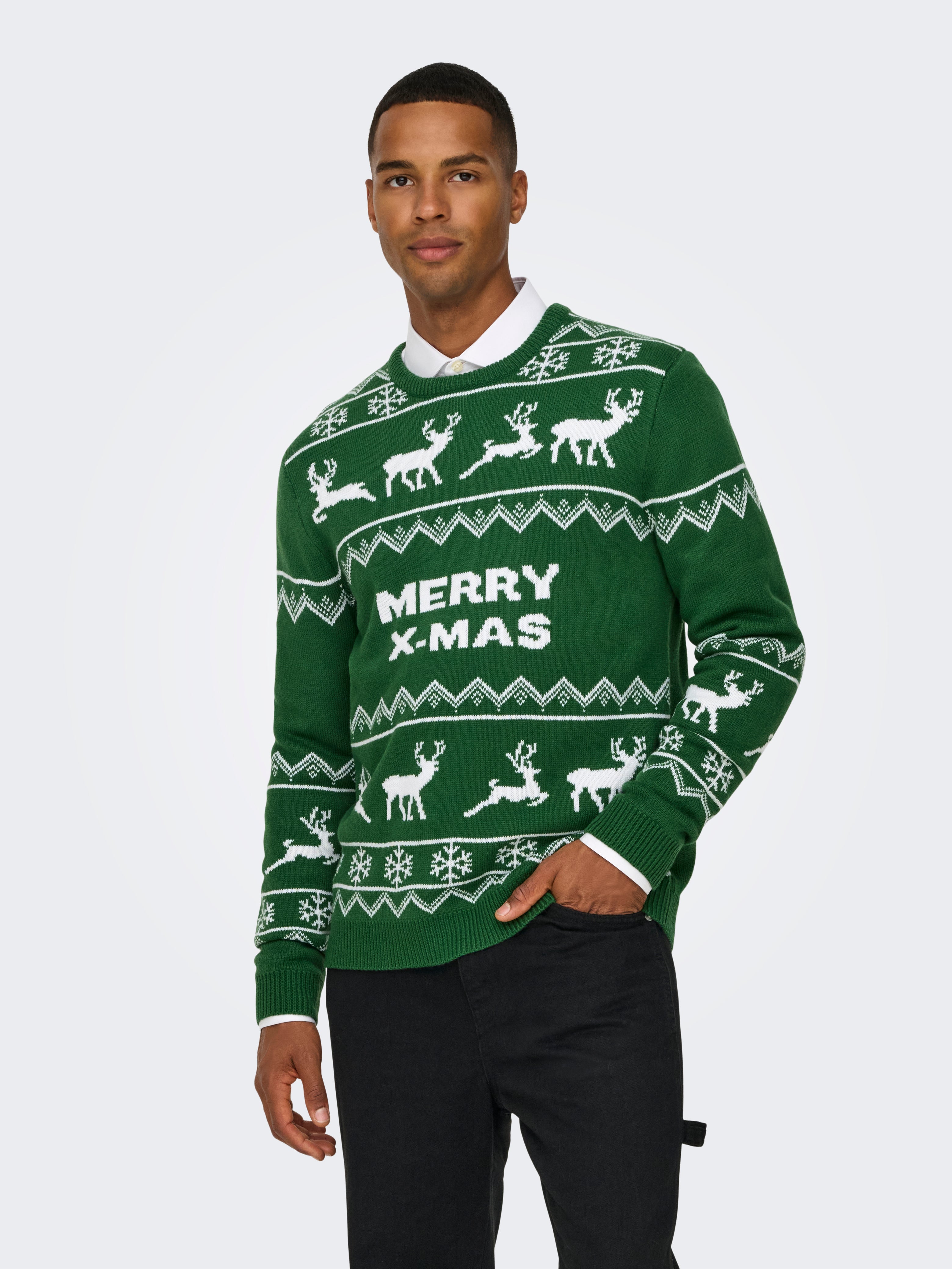 Christmas pullover men best sale