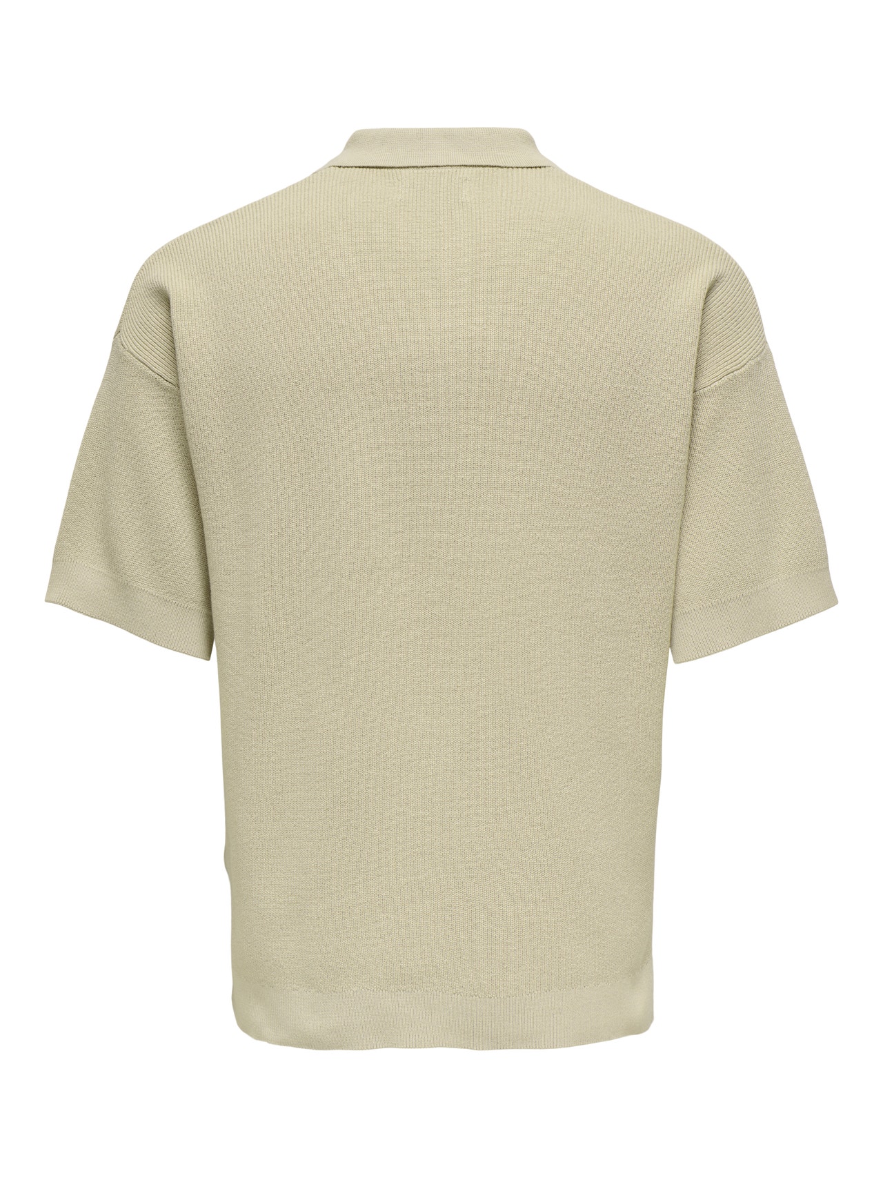 ONLY & SONS Knitted polo -Silver Lining - 22031757