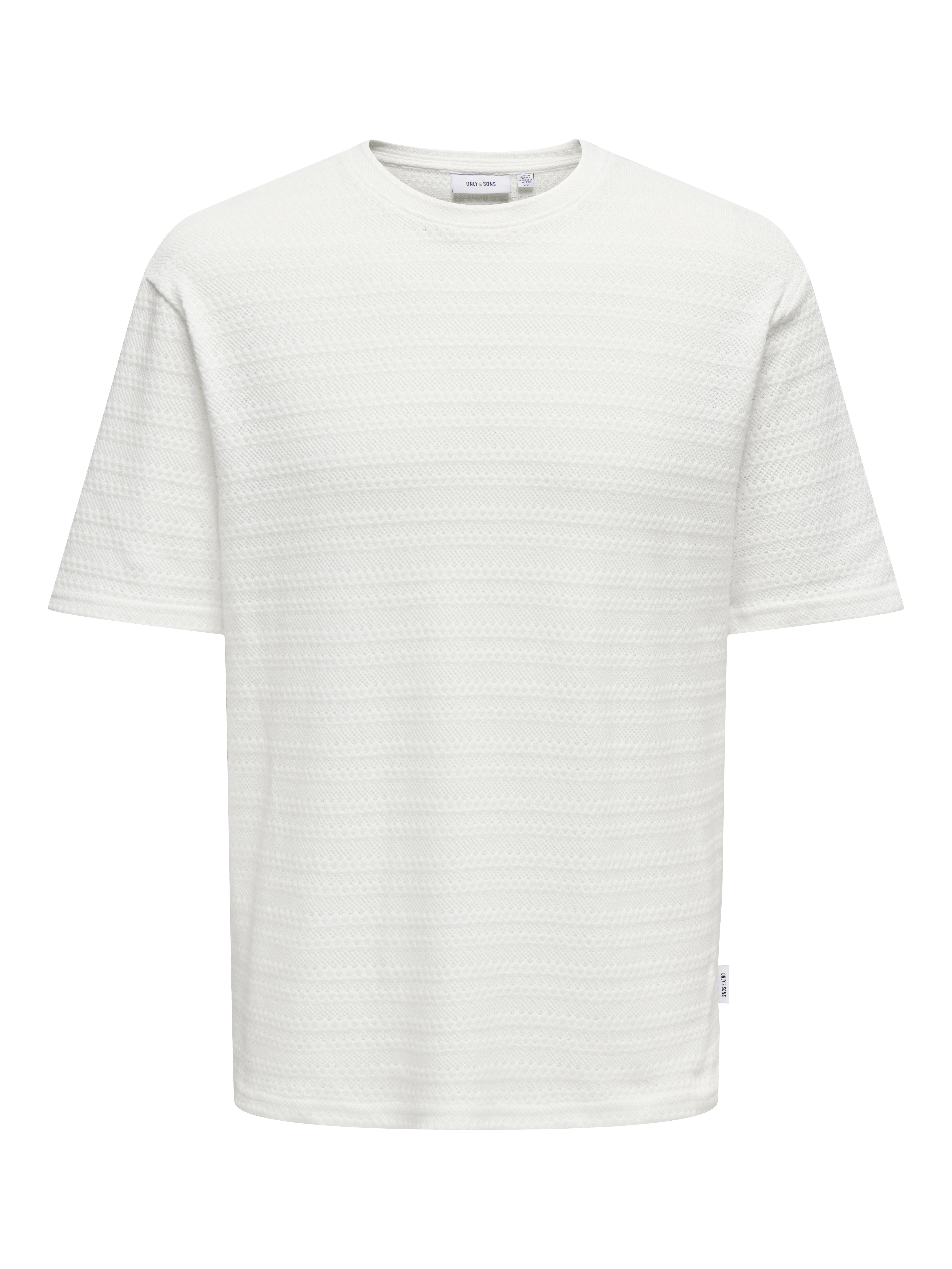ONSGIVO Knit T-Shirt | White | ONLY & SONS®