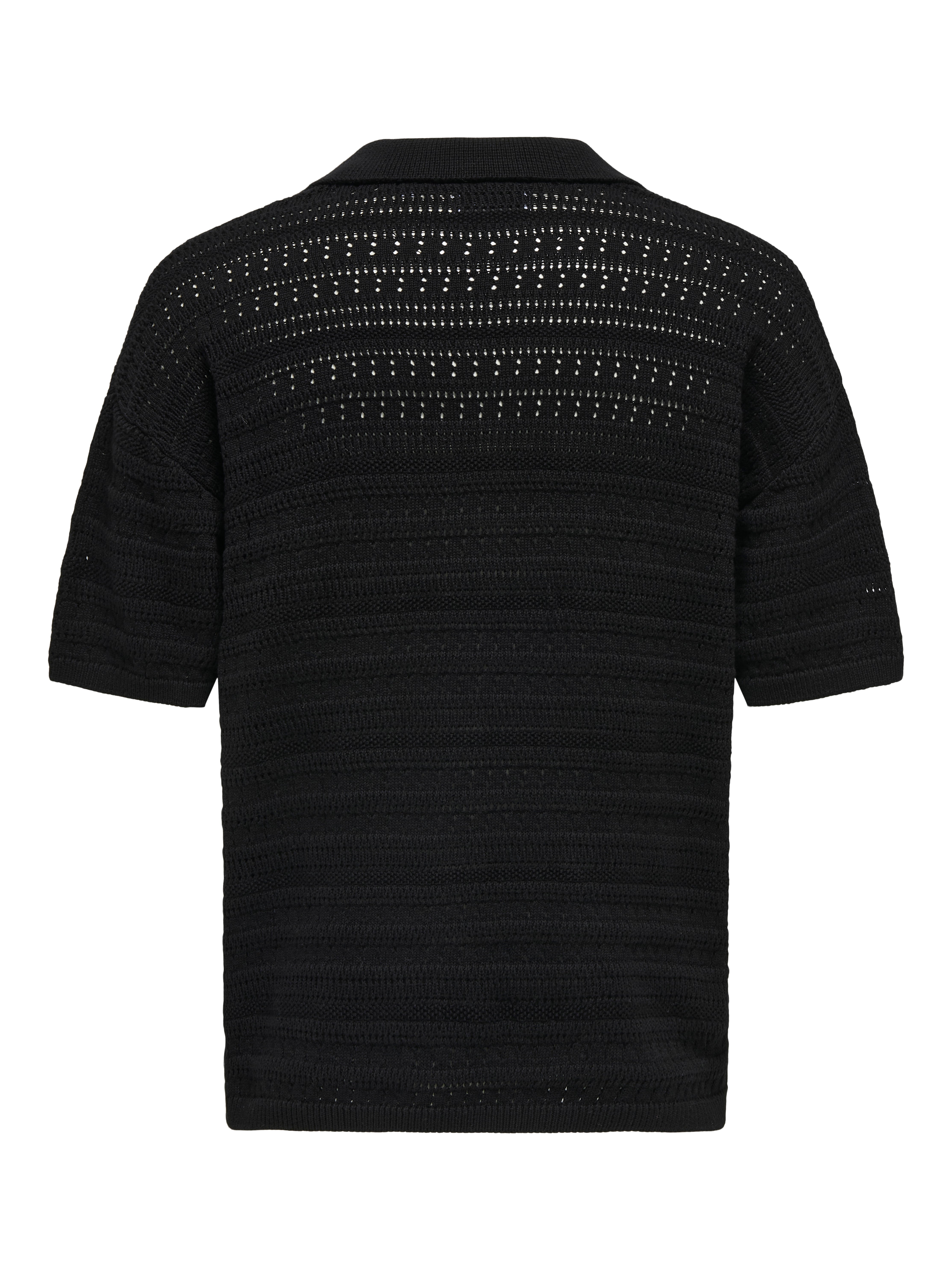 ONSGRAYSON Knit Polo-Shirt | Black | ONLY & SONS®