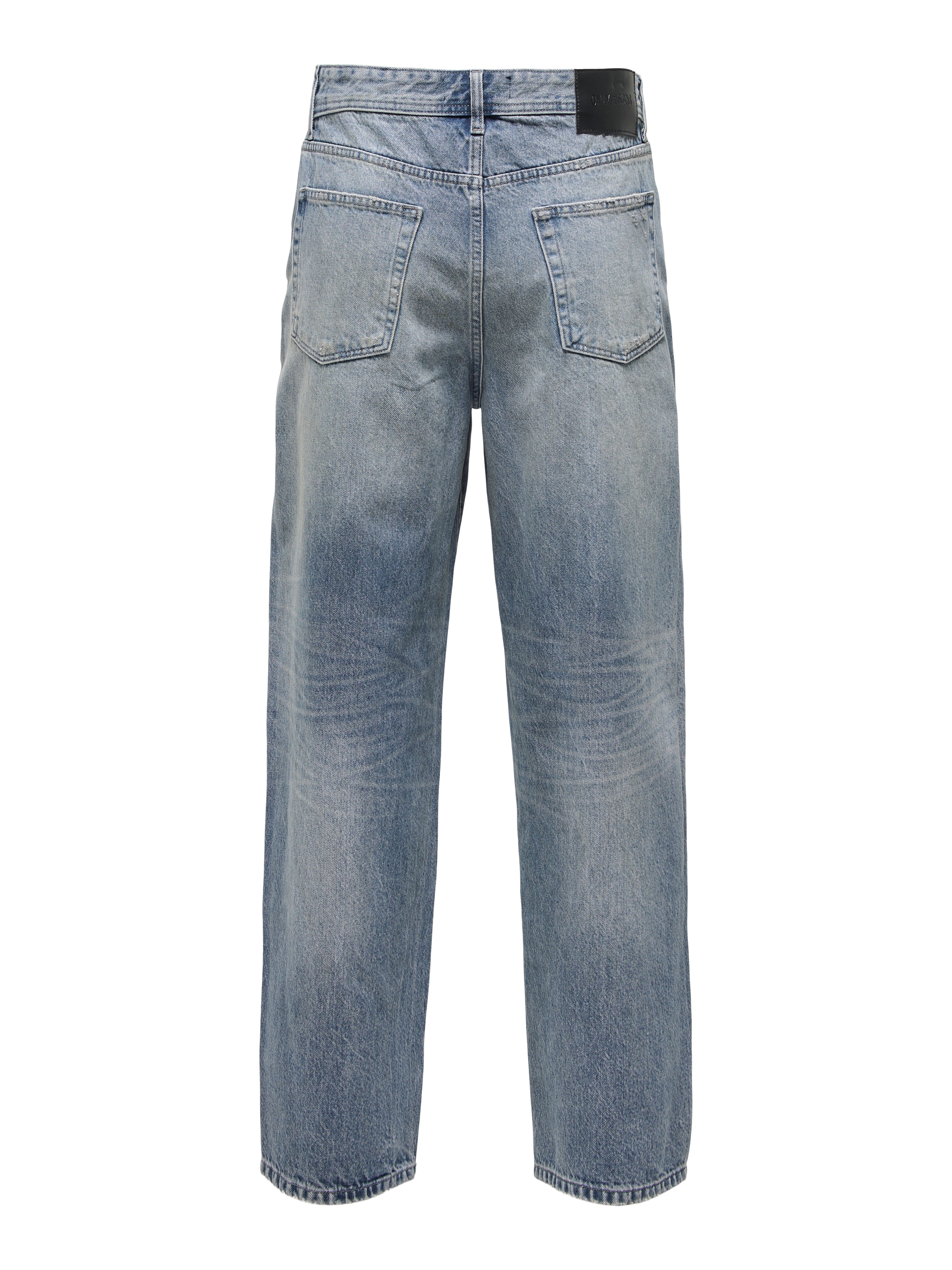 ONSFADE Mid waist Loose Fit Jeans | Medium Blue | ONLY & SONS®