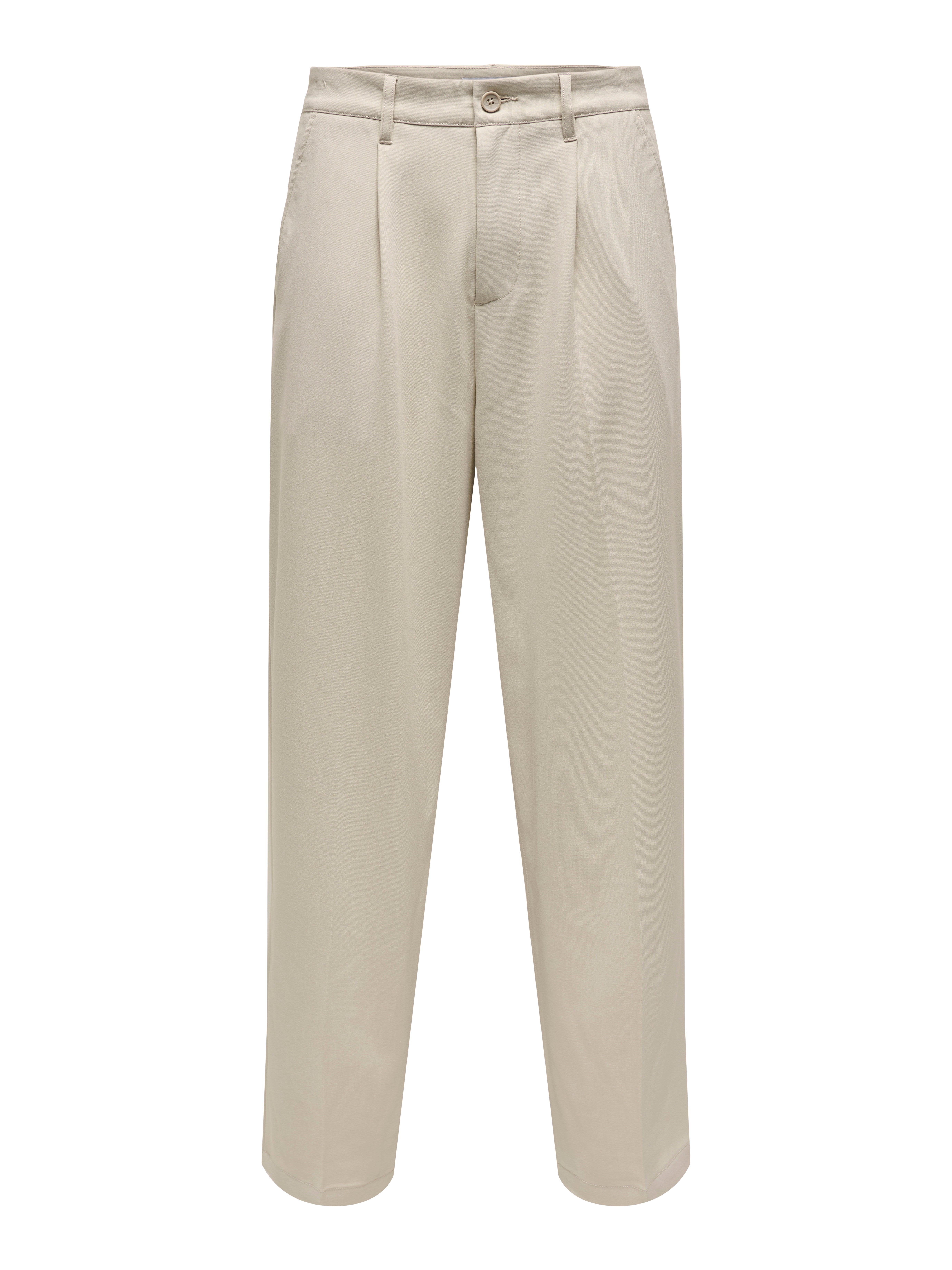 ONSDAVE Baggy Fit Chino trousers | Light Grey | ONLY & SONS®