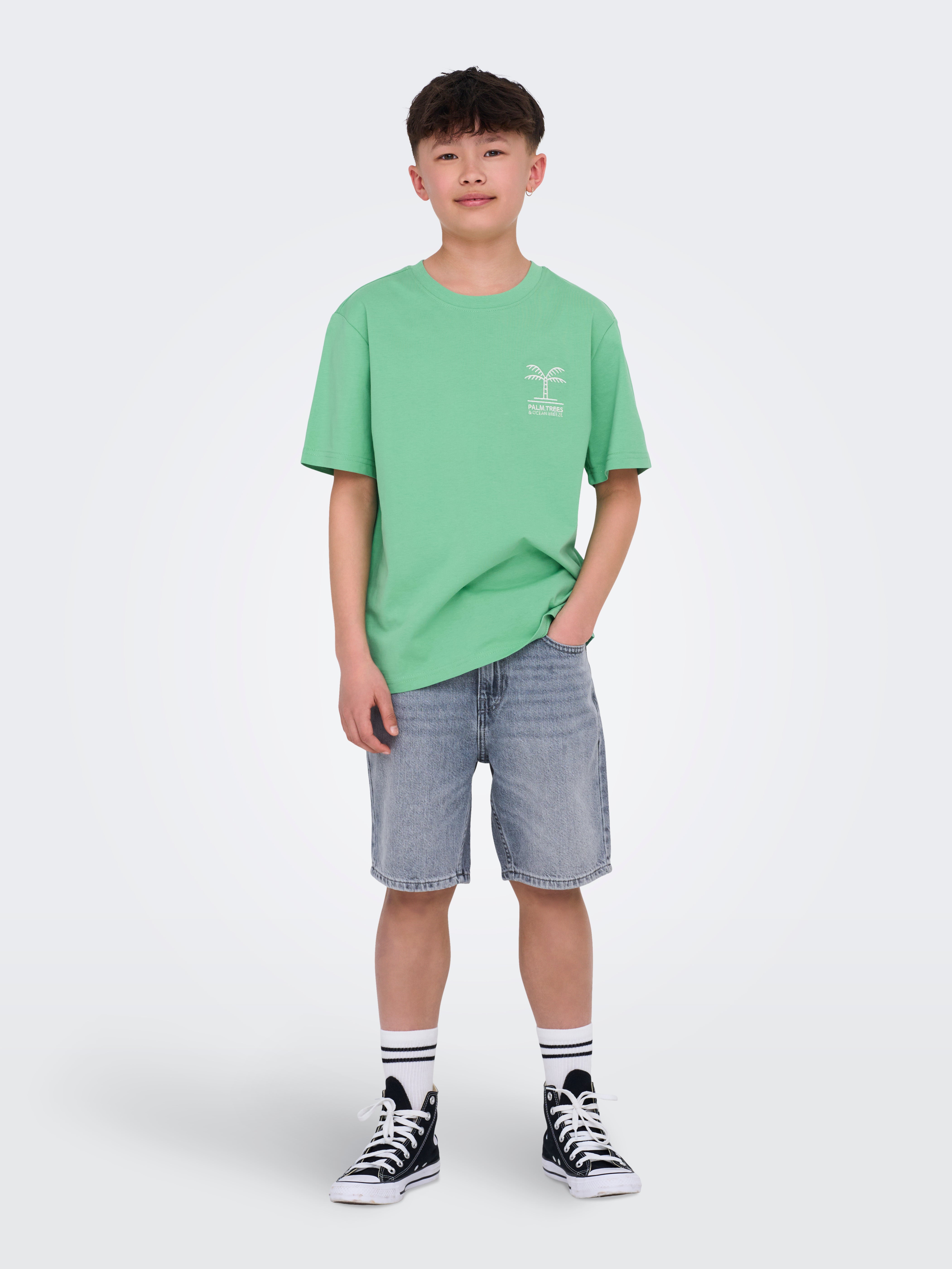 「値下げ中」I LOVE OKM L/S T-SHIRT olive green OSJSUMMERLIFE T-shirt | Medium Green | ONLY & SONS®