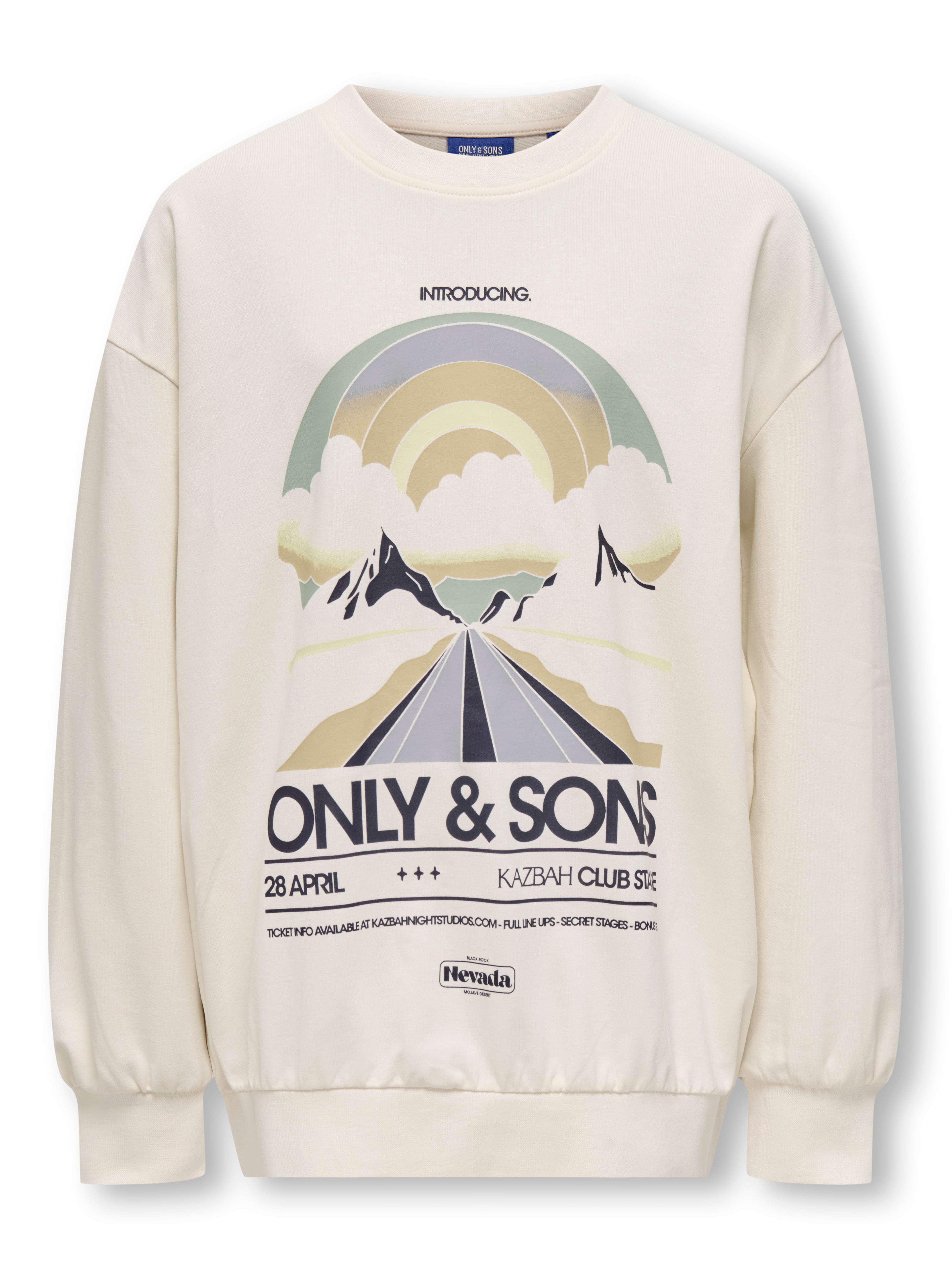 OSJROAD Sweatshirt | Beige | ONLY & SONS®
