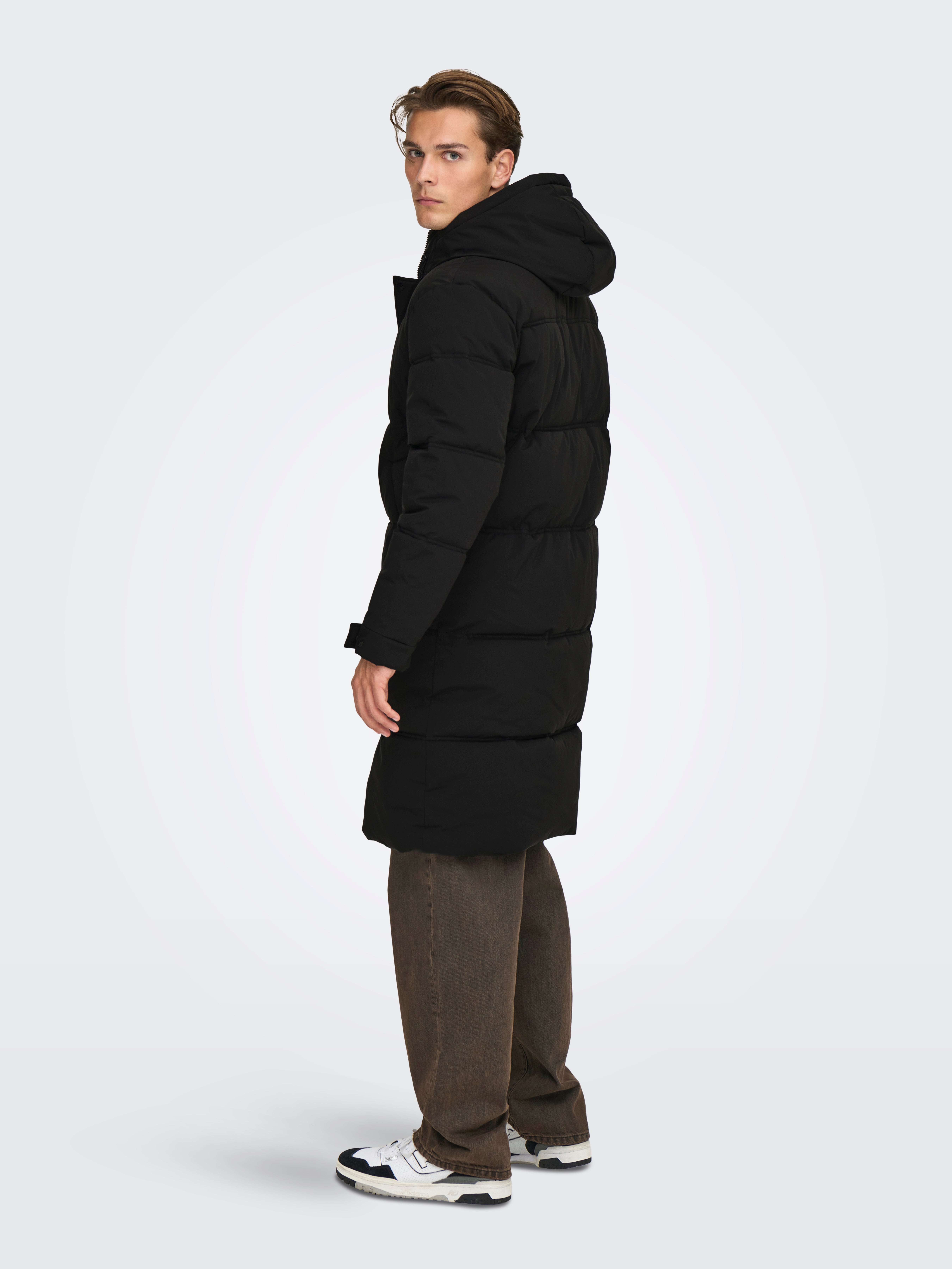 Only & Sons ONSCARL - Winterjas - black/zwart Only & Sons ONSCARL - Winterjas - black/zwart